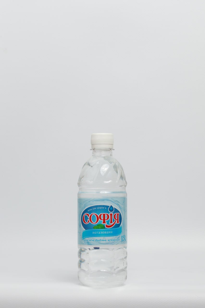 Вода питна артезіанська СОФІЯ негазована 0,5 л.